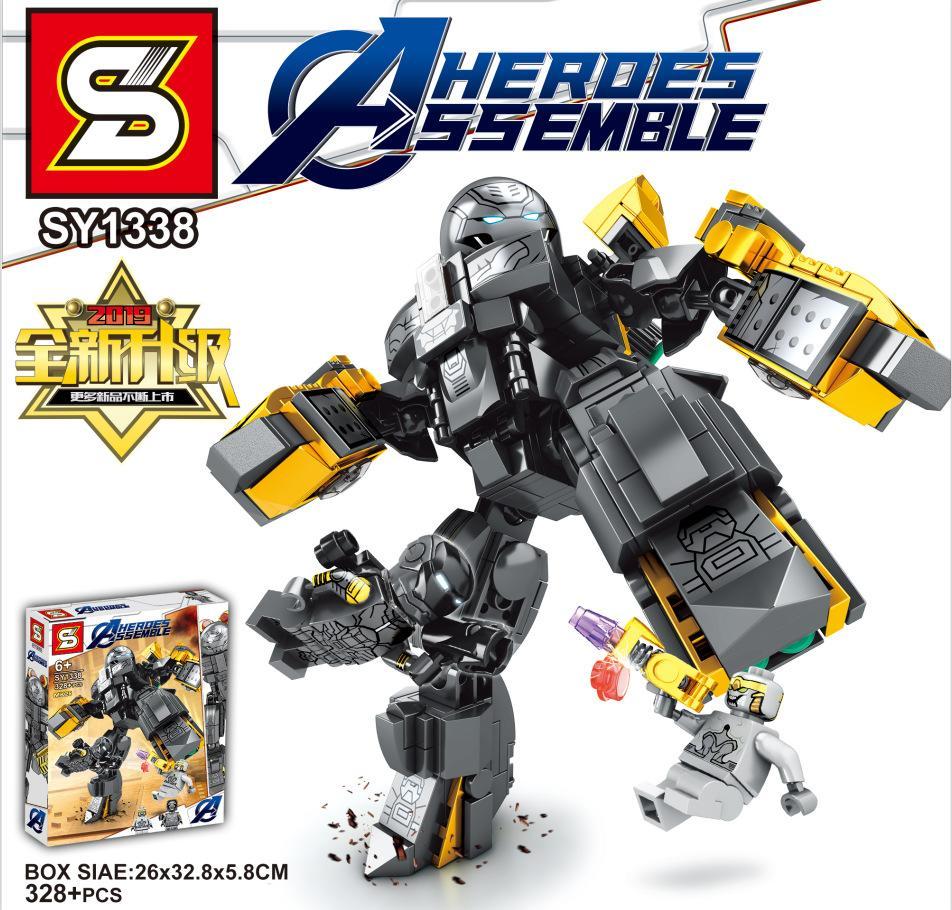 Bộ đồ chơi Người Sắt Chống Hulk MK25 SY1338 giá tốt, đồ chơi mô hình SY1338 cho bé trai 6 tuổi, chất lượng cao.