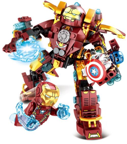 Bộ lắp ráp SY1340 Người Sắt Hulkbuster Mark 46, robot chiến đấu mạnh mẽ, đồ chơi mô hình cho bé trai 6 tuổi, giá tốt.