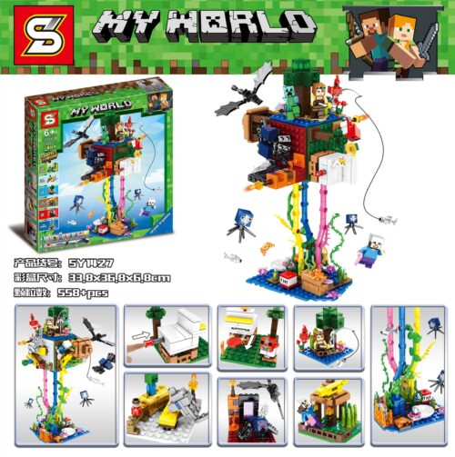 Bộ lắp ghép Thế giới Minecraft SY1427, đồ chơi lắp ráp Thế giới lập thể Minecraft cho bé trai và bé gái 6 tuổi, giá tốt