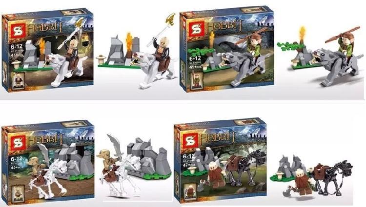 Đồ chơi lắp ráp Người Lùn Hobbit SY206B Chúa Tể Những Chiếc Nhẫn 4 kiểu, đồ chơi lắp ráp cho con trai 6 tuổi, giá tốt, chất lượng cao
