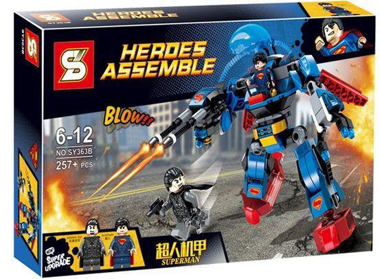 bộ lắp ghép Người Máy Siêu Nhân SY363B JIAZHI, đồ chơi lắp ráp Robot Siêu Nhân SY, hộp sản phẩm cho bé trai 6 tuổi, giá tốt