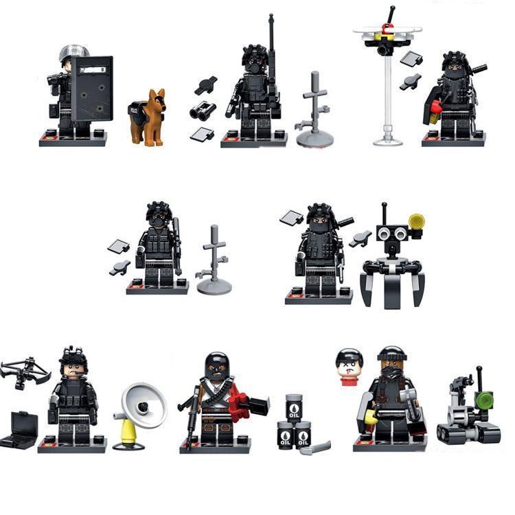 Bộ đồ chơi SY607 Minifigure Đặc Nhiệm Quân Sự SY chất lượng cao, phù hợp bé trai 6 tuổi, giá tốt.