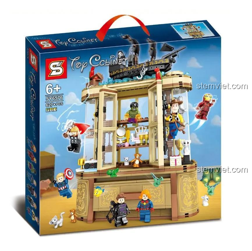 SY6576 Tủ đồ chơi mô hình Thế Giới Thu Nhỏ, thiết kế độc đáo, chất lượng cao cho bé 6 tuổi
