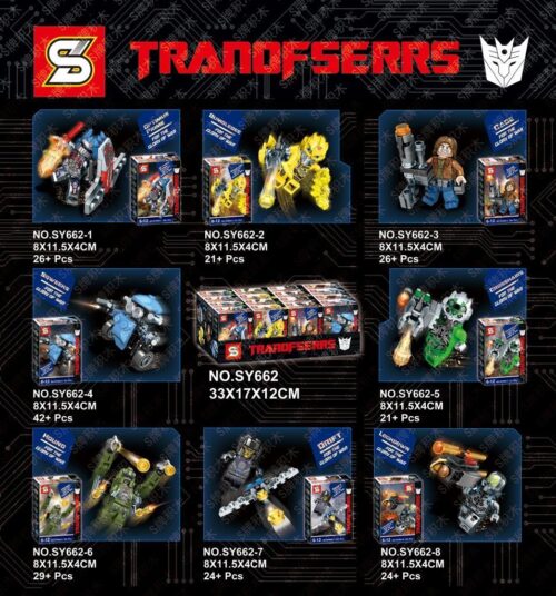 Bộ đồ chơi Robot Biến Hình Drift SY662-7, mô hình Transformers Drift 24 mảnh, biến hình linh hoạt, cho bé trai 6 tuổi, giá tốt