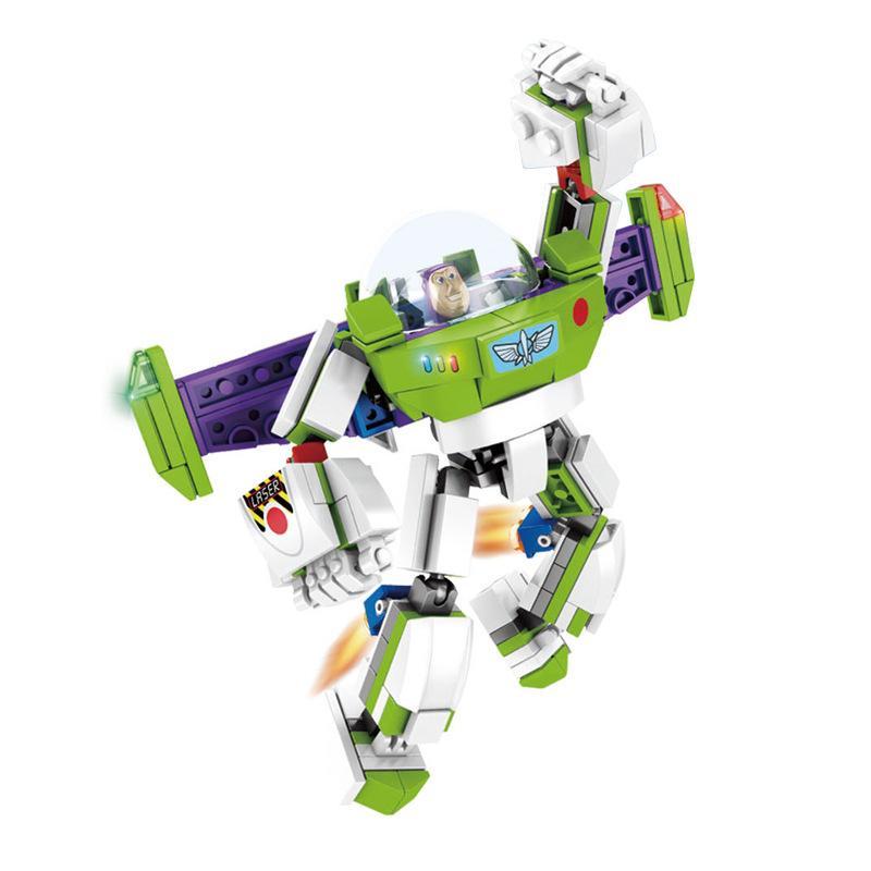 Bộ lắp ghép Buzz Lightyear SY6699-7 biến hình dũng mãnh, đồ chơi lắp ráp người máy Buzz Lightyear chất lượng cao cấp cho bé trai 6 tuổi, giá tốt.