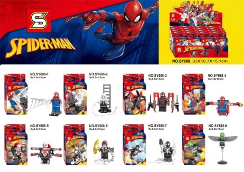 SY688-1 Spider-Man bộ lắp ghép 17 mảnh