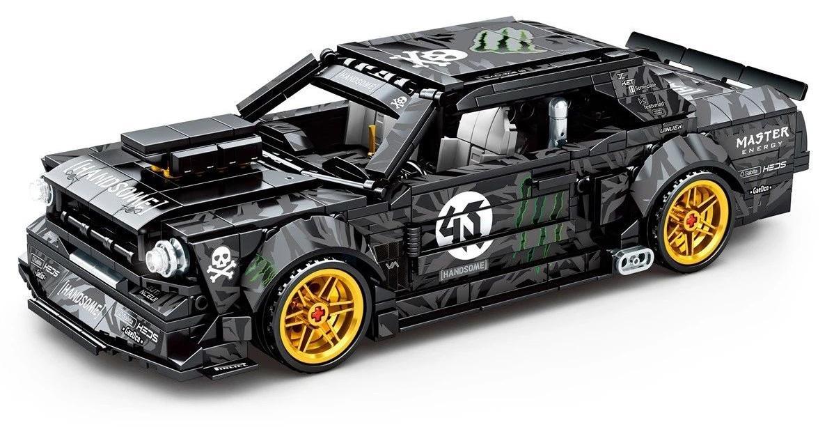 Bộ lắp ráp xe đua Ford Mustang Hoonicorn SY 8406, đồ chơi mô hình cho bé trai 6 tuổi giá rẻ, chất lượng cao.