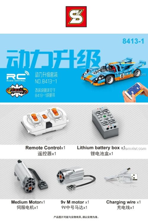 SY 8413 Xe đua F1 Tốc độ Kinh Hoàng - Bộ điều khiển và phụ kiện nâng cấp RC
