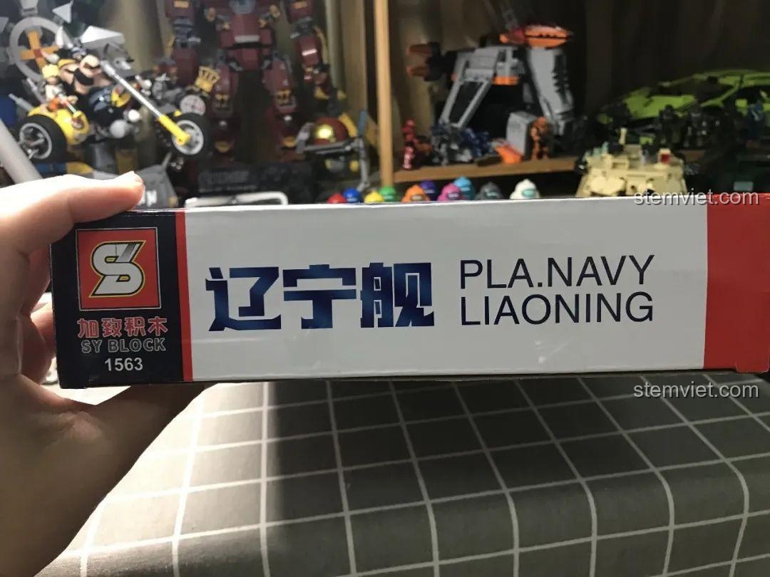 Cận cảnh 3 minifigures đi kèm bộ đồ chơi Tàu Sân Bay Liêu Ninh SY Block 1563, chất lượng cao, giá rẻ.