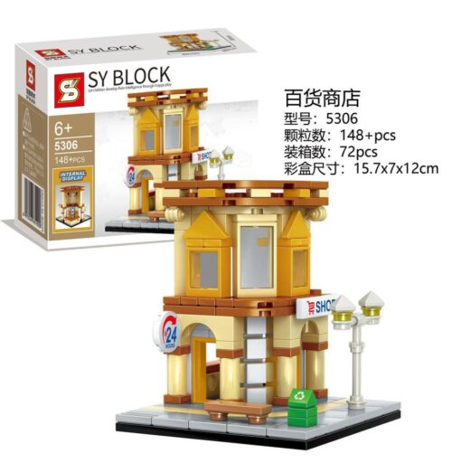 Bộ lắp ghép SY Block 5306 Cửa hàng Bách hóa chi tiết cho bé 6 tuổi, giá tốt, phát triển tư duy