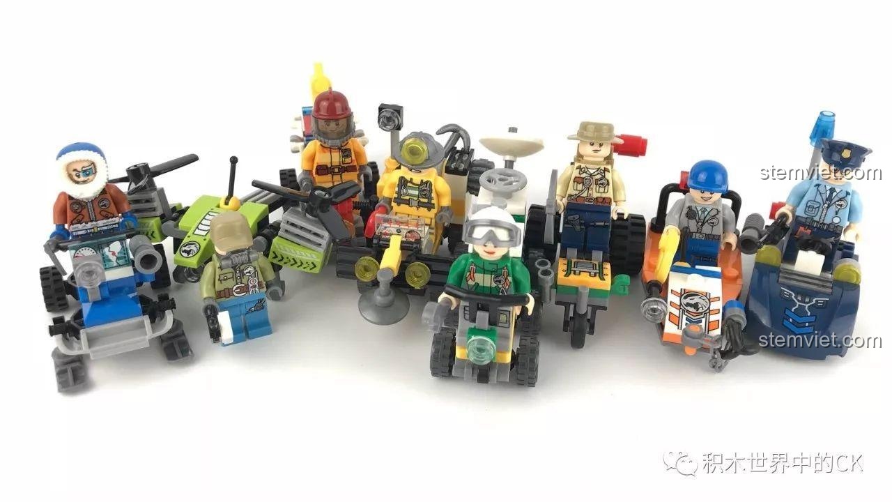 Đội cứu hộ SD9148, xe trượt tuyết giải cứu của Dawei, đồ chơi lắp ráp giá tốt