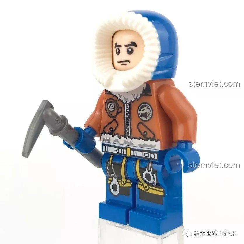 Đồ chơi lắp ráp 148, minifigure Dawei với trang phục cực địa, cho bé trai 6 tuổi