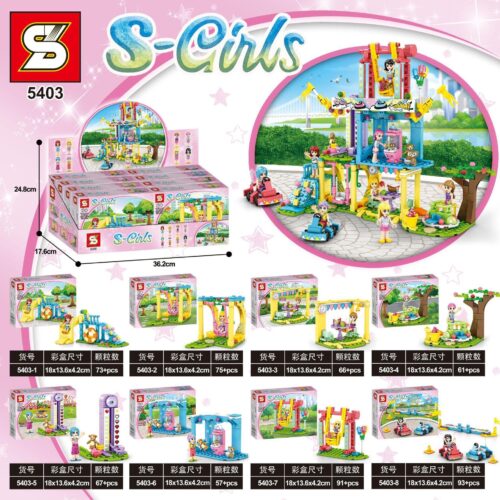 SY S-Girls 5403 Khu vui chơi 8 trong 1 - Hộp sản phẩm