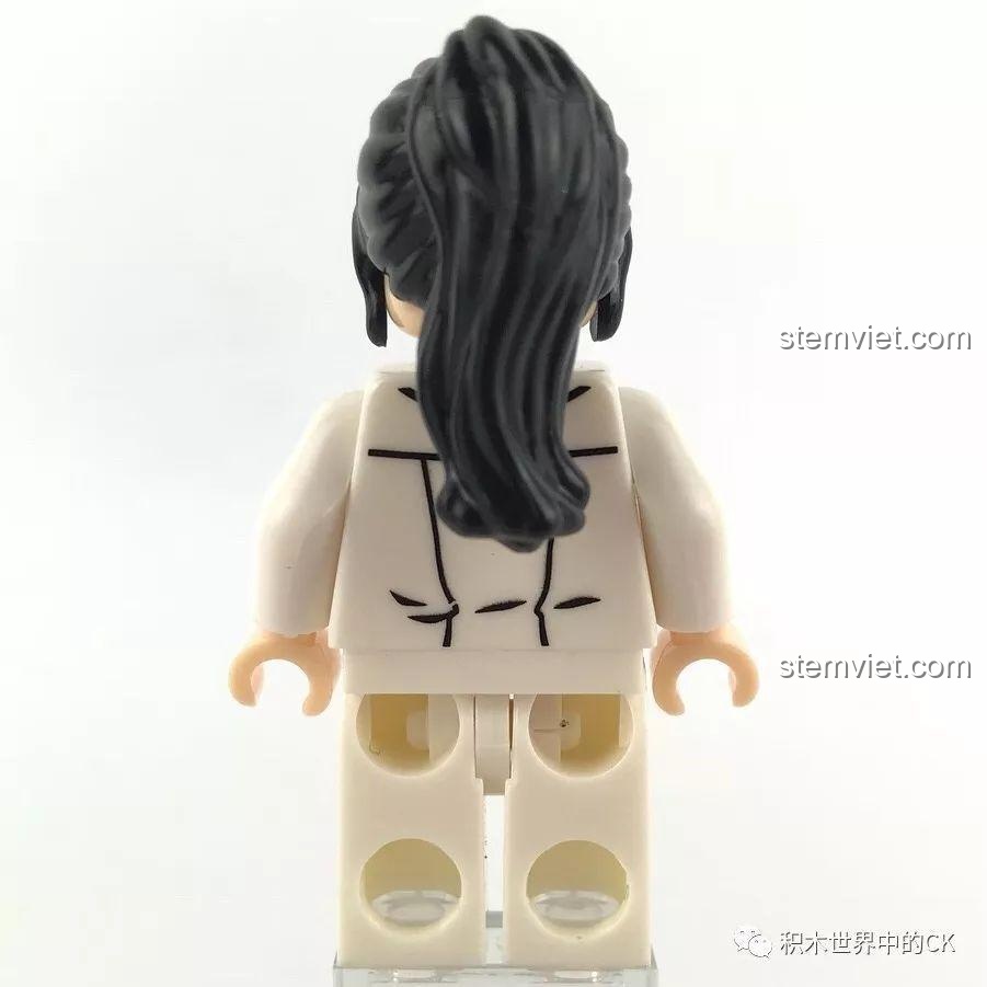 Ba minifigures Giáo sư Vương, Nữ trợ lý, Người thí nghiệm của bộ lắp ghép SY SD9606 Phòng thí nghiệm sinh hóa cảnh sát tương lai, đồ chơi lắp ráp giá tốt.