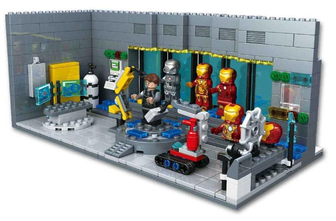 Bộ lắp ghép Phòng Thí Nghiệm Người Sắt SY305 chất lượng cao, mô hình Iron Man Lab SY cho bé trai 6 tuổi, giá tốt, chi tiết tinh xảo.