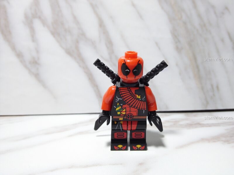 Minifigure Deadpool SY672 - Siêu Anh Hùng Đỉnh Cao, Tương thích LEGO®, In chi tiết sắc nét