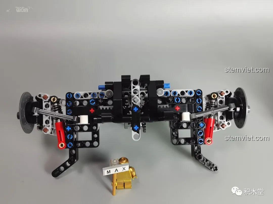 Trang hướng dẫn lắp ráp của bộ lắp ráp Taigaole T5004 Bugatti Divo, hiển thị các tùy chọn màu sắc xanh và tím cho mô hình. Đây là bộ xếp hình T5004 với khả năng tùy biến màu sắc.