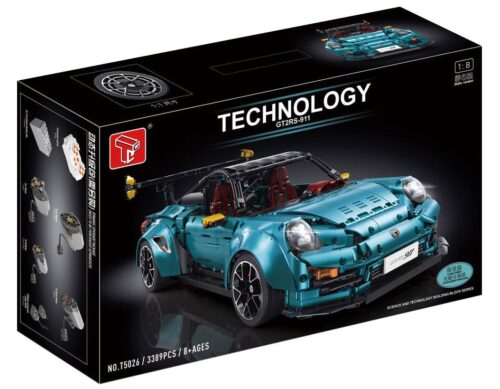 Bộ lắp ghép Porsche 911 GT2 RS T5026B Taigaole, đồ chơi mô hình siêu xe tỉ lệ 1:8 màu xanh dương ánh kim, có điều khiển từ xa, phù hợp bé trai 8 tuổi, giá tốt.