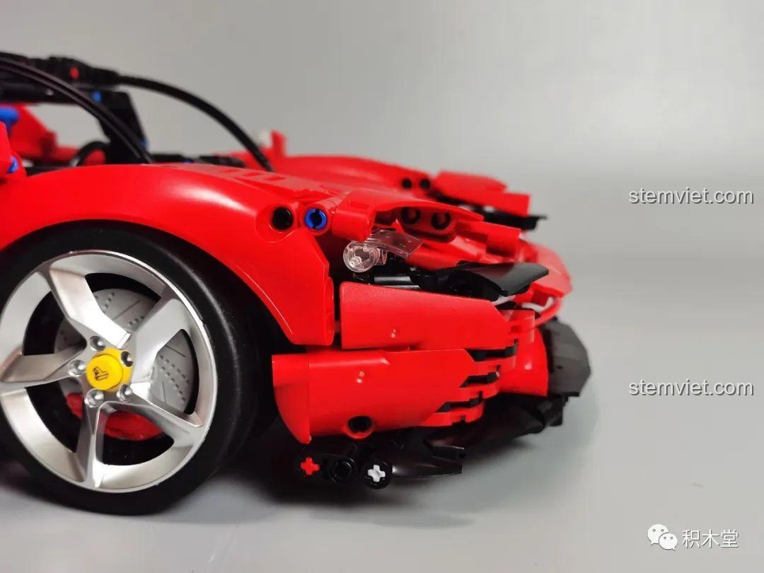 Mô hình Ferrari Daytona SP3 T5032 mở nắp capo trước, 32 Siêu xe thể thao Daytona SP3, bộ lắp ráp siêu xe Ferrari Daytona SP3, cho bé trai 8 tuổi.