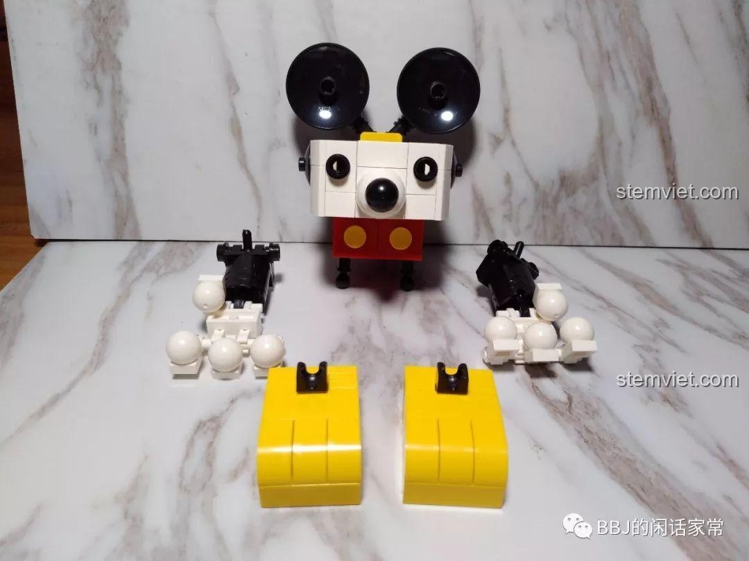 Quá trình lắp ráp 72100 Mickey Mecha