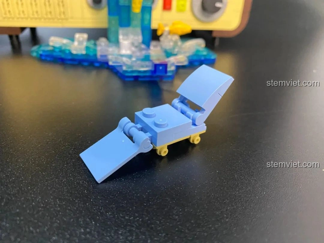 Tấm nền màn hình test TV cổ điển đi kèm bộ đồ chơi Pantasy 61008 Tivi Cổ Điển.