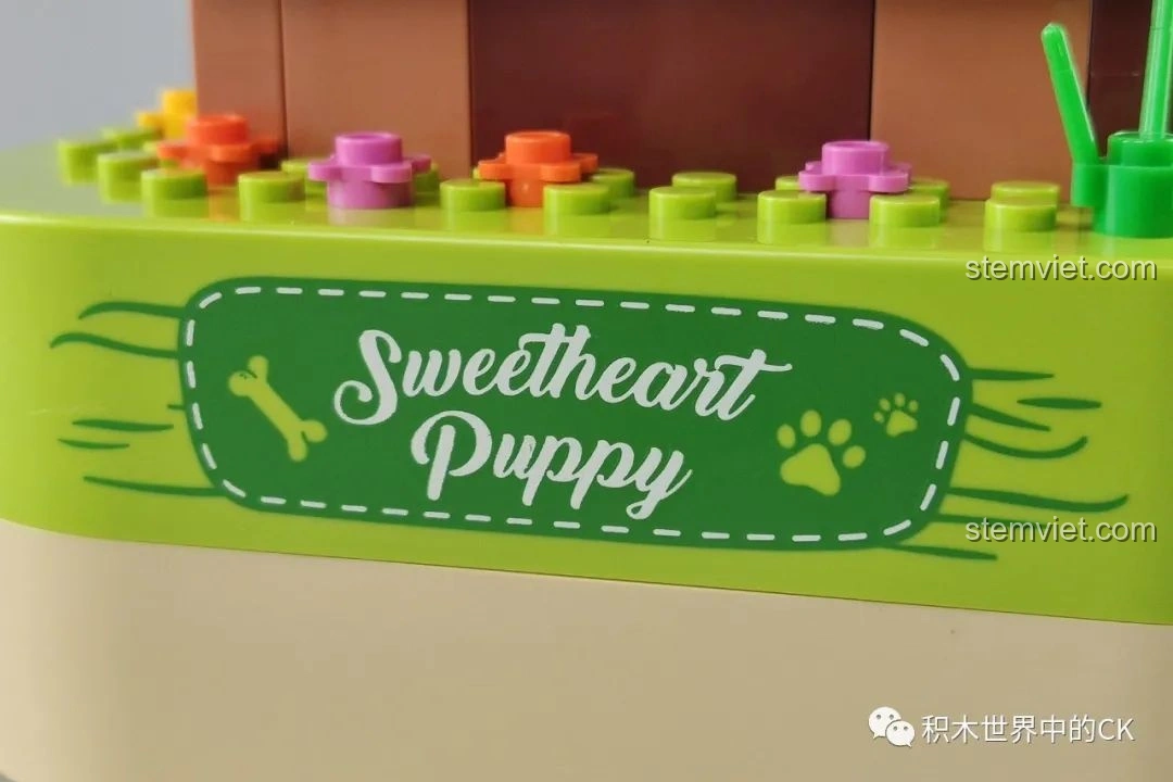 Tay quay hình xương chó của hộp nhạc chú chó con Sweetheart Puppy JAKI