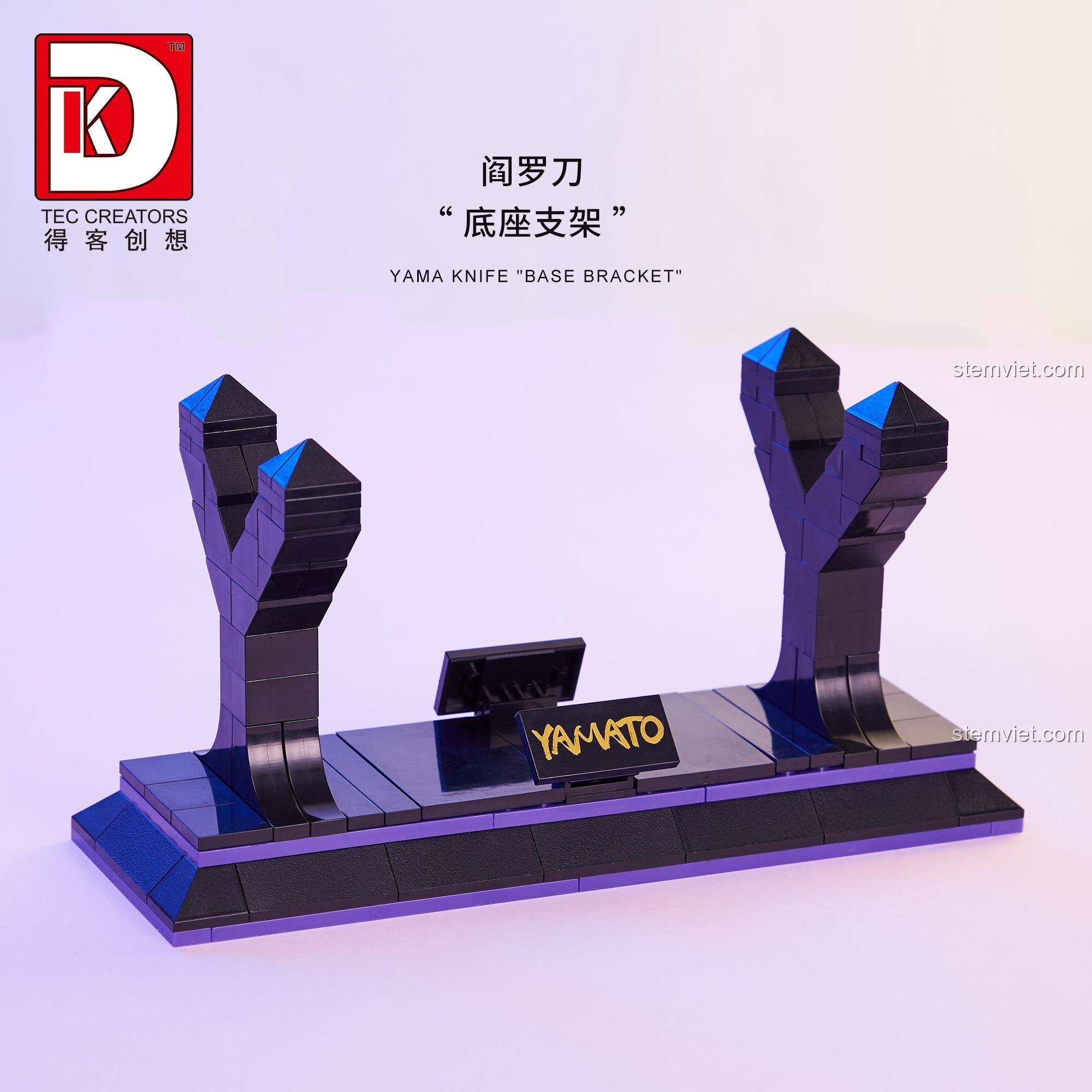 Giá đỡ của đồ chơi lắp ráp Kiếm Enma TEC Creators, mô hình kiếm Enma của Zoro, phụ kiện trưng bày cho bé trai 6 tuổi.