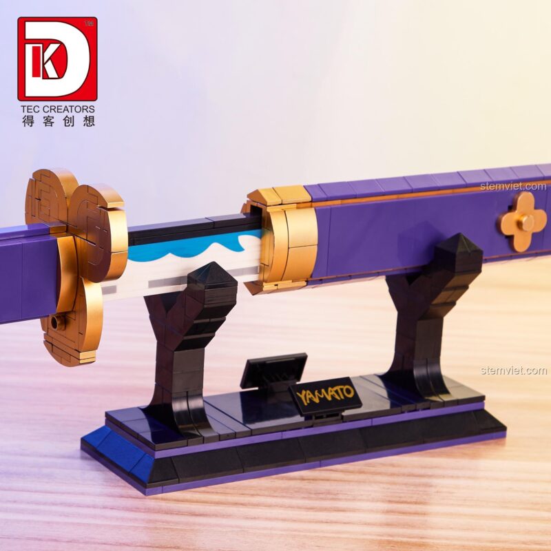 Hướng dẫn lắp ráp, miếng dán và dụng cụ tháo gỡ của đồ chơi lắp ráp Kiếm Enma TEC Creators 1502, cho bé trai 6 tuổi.