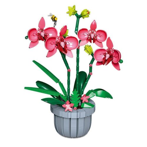 Hộp bộ lắp ghép Hoa Lan Hồ Điệp Hồng TEC Creators 3007, đồ chơi mô hình chất lượng cao cho bé gái 8 tuổi