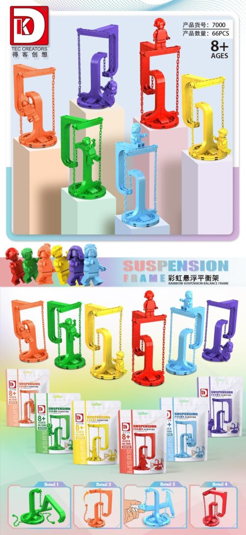 Bộ đồ chơi TEC CREATORS 7000 Trọng lực cân bằng màu cam