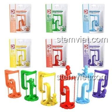 Bộ đồ chơi TEC CREATORS 7000 Trọng lực cân bằng màu xanh lá