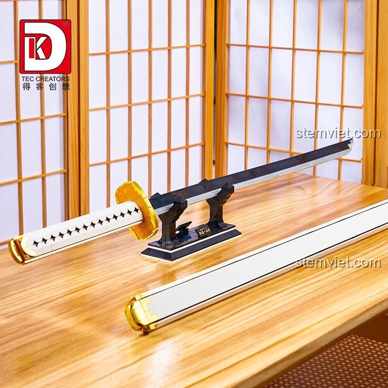 Mô hình Kiếm Wado Ichimonji của Roronoa Zoro, đồ chơi mô hình DK1509 Thanh kiếm của Zoro, chi tiết cao cấp.