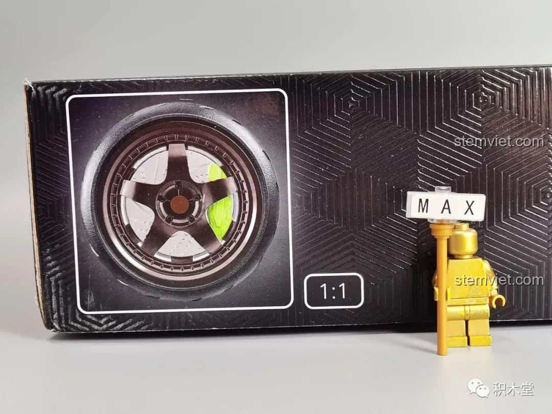 Ảnh review mặt sau hộp TGL T5023. Bộ xếp hình TGL T5023 giá tốt.