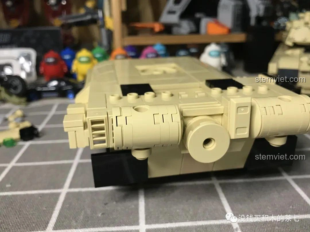 Thân xe tăng Challenger 2 FV 4034 JIAZHI 0105 đã hoàn thành, sẵn sàng cho việc lắp tháp pháo.