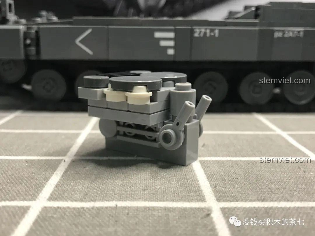 Phần thân xe tăng Leopard 2A7+ của bộ Jiazhi 0104 đã hoàn thành, sẵn sàng cho việc lắp ráp tháp pháo.