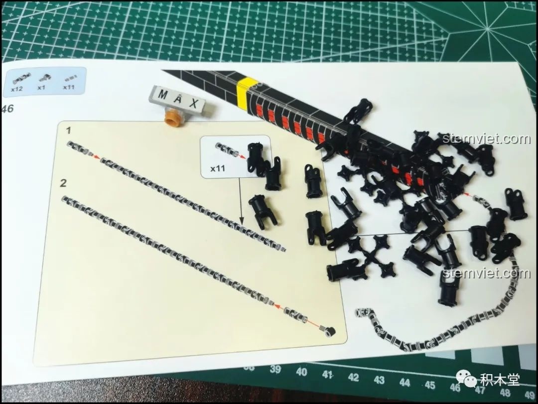 Hướng dẫn lắp ráp các khớp nối vạn năng cho bộ Thanh kiếm Thiên Tỏa Trảm Nguyệt DK1501.