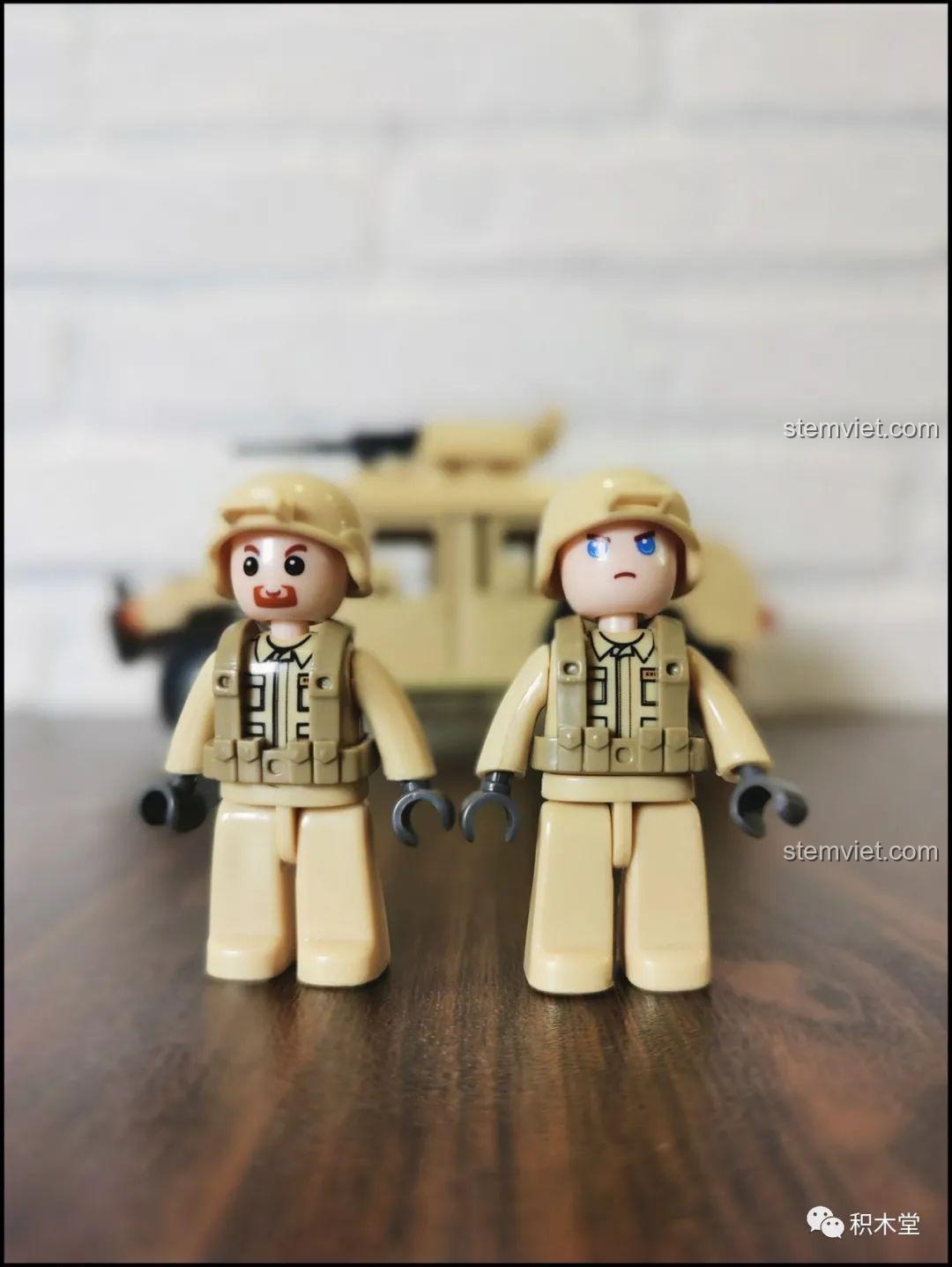 Mô hình Xe Tấn Công Hummer H1 M38B0837 đã hoàn thành, sẵn sàng để trưng bày hoặc vui chơi.