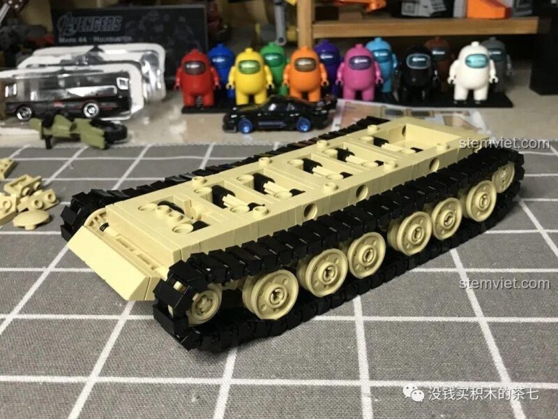 Tháp pháo JIAZHI SY 0105 Xe Tăng Challenger 2, đồ chơi mô hình xe tăng, chi tiết lắp ráp tinh xảo, đồ chơi cho bé trai.