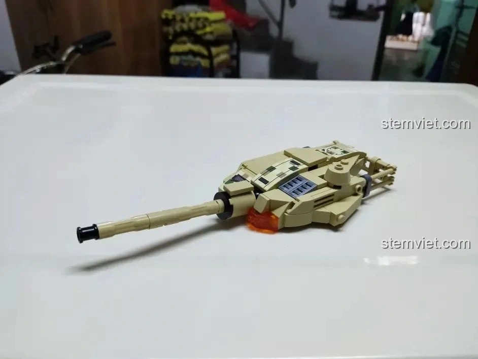 Tháp pháo của xe tăng trong bộ lắp ráp Xe Tăng Merkava WISE BLOCK HA389123.