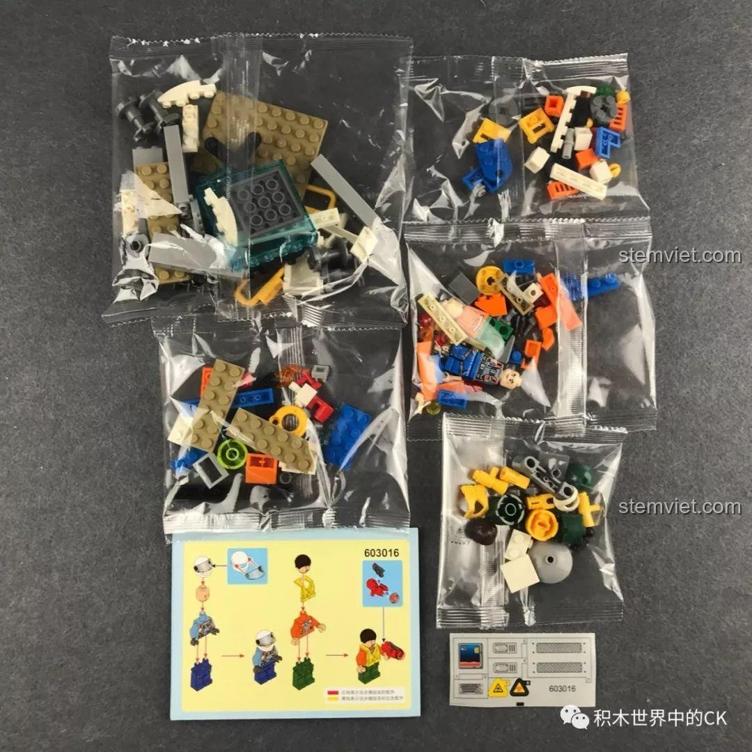 Một góc nhìn khác của xe cứu hộ bánh xích SEMBO 603015.