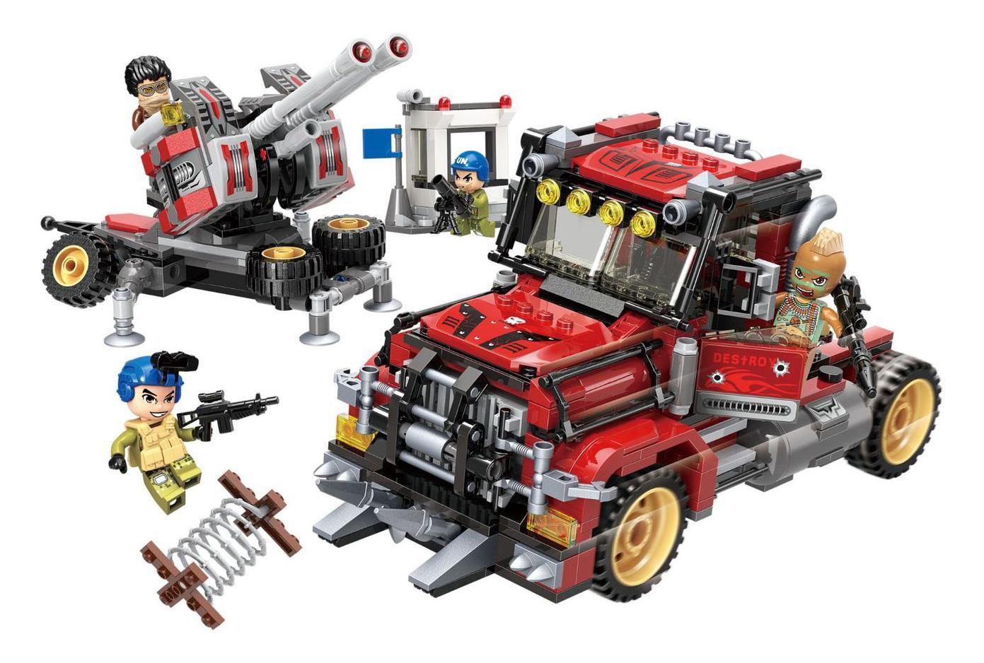 Bộ đồ chơi xe tải tên lửa phòng không Thunder Mission 3213