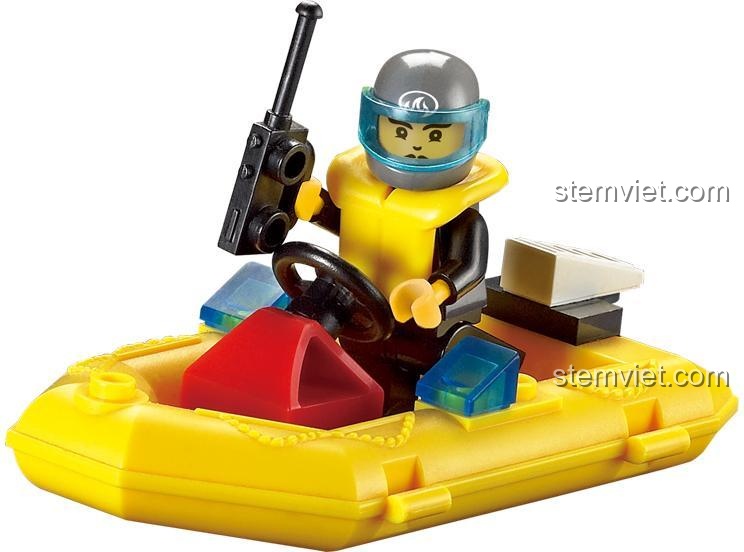 Thuyền cứu hộ đi kèm tàu cứu hỏa đa năng Enlighten 909