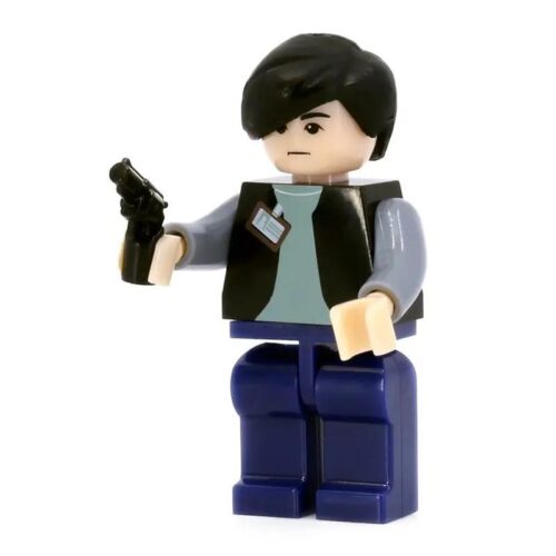 Minifigure Tiny ATBFS009 Trương Đại Dũng cầm súng, đồ chơi mô hình cảnh sát cho bé trai 6 tuổi, giá tốt