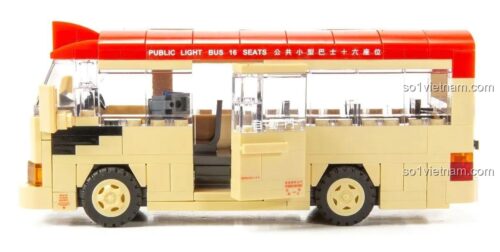 đồ chơi mô hình Xe buýt nhỏ Hồng Kông Tiny ATBRC002, mô hình xe buýt công cộng Hồng Kông, đồ chơi lắp ráp cho thanh niên giá rẻ