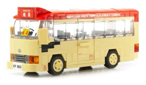 bộ lắp ghép Xe buýt nhỏ Toyota Coaster Tiny ATBRC002, mô hình xe buýt Hồng Kông chi tiết, đồ chơi cho con trai 14 tuổi giá tốt