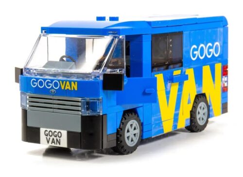 bộ lắp ghép Tiny, xe tải nhỏ GOGOVAN 218 chi tiết, cho thanh niên 14 tuổi, giá rẻ