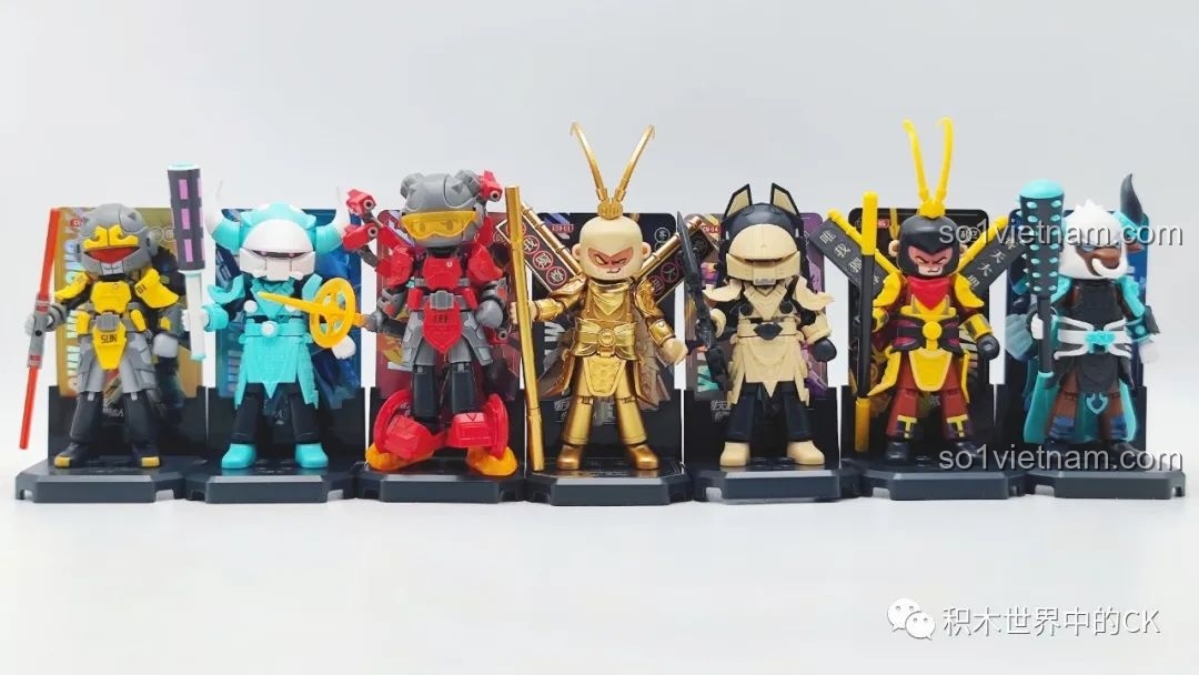 Toàn cảnh các mô hình布鲁可Heroes Infinite đã lắp ráp