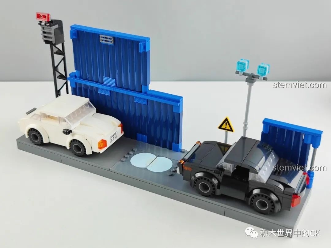 Toàn cảnh mô hình Keeppley K20708 nhìn từ góc cao.