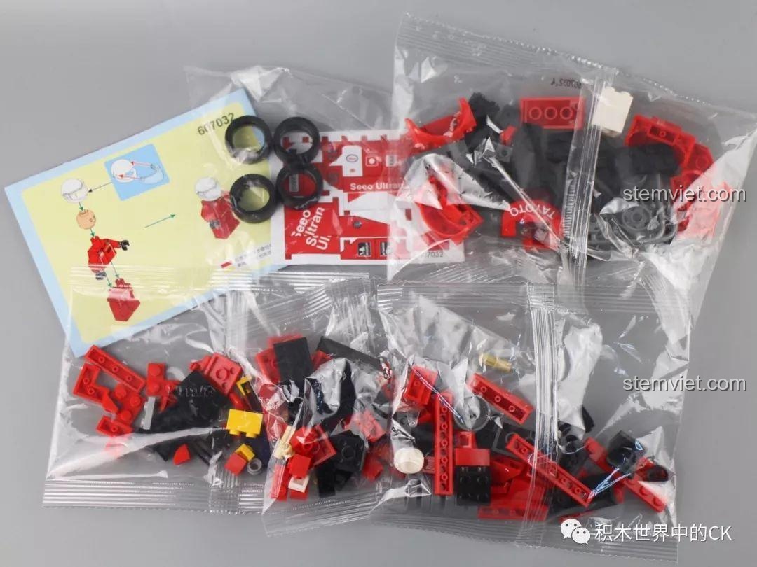 Toàn cảnh mô hình xe Toyota FT-1 SEMBO 607031 và minifigure, một bộ đồ chơi hiện đại và cá tính.