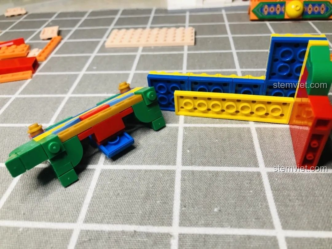 Góc nhìn khác của mô hình Wekki 506004 Cảnh Thu đã kết nối, thể hiện sự hài hòa.